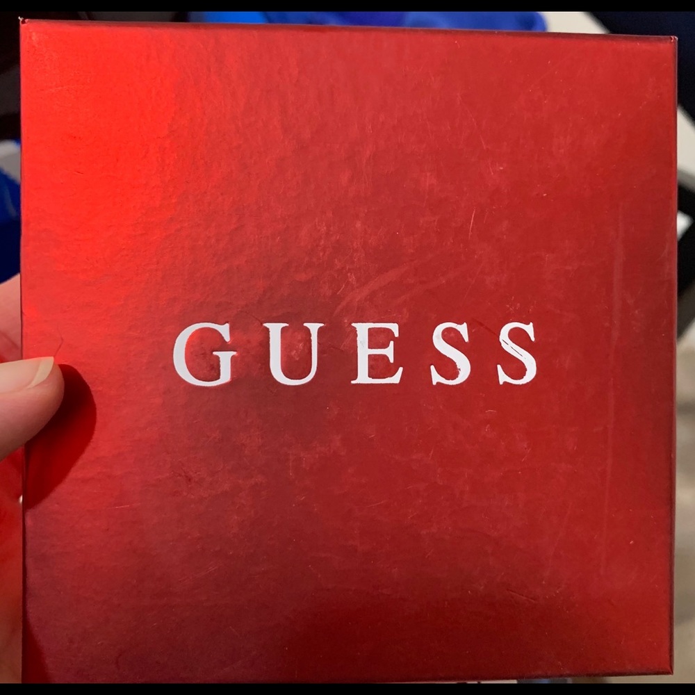 Guess earrings and bracelet